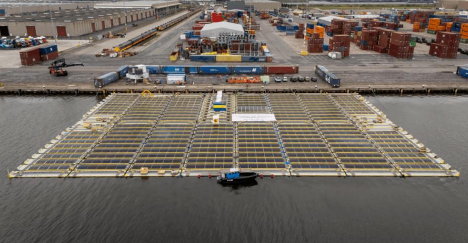 荷蘭建成全球首個海上風電太陽能混合發(fā)電場