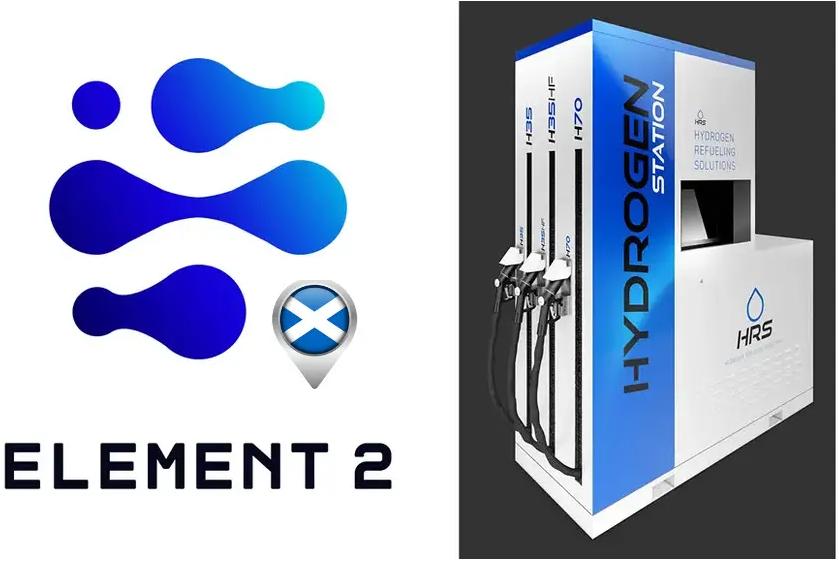 HRS與Element 2合作在格拉斯哥建設(shè)移動(dòng)加氫站