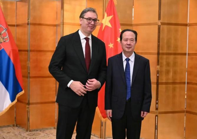 中國電建黨委書記、董事長丁焰章拜會塞爾維亞總統(tǒng)武契奇