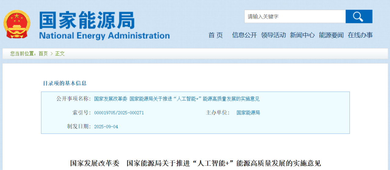 重磅！國家發(fā)改委、國家能源局發(fā)布重要實施意見