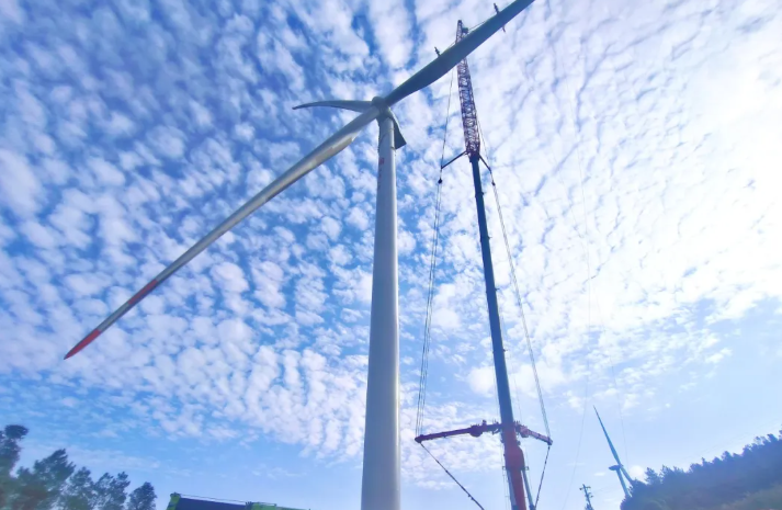 重慶南川坪上風(fēng)電項目完成首臺風(fēng)機(jī)基礎(chǔ)澆筑